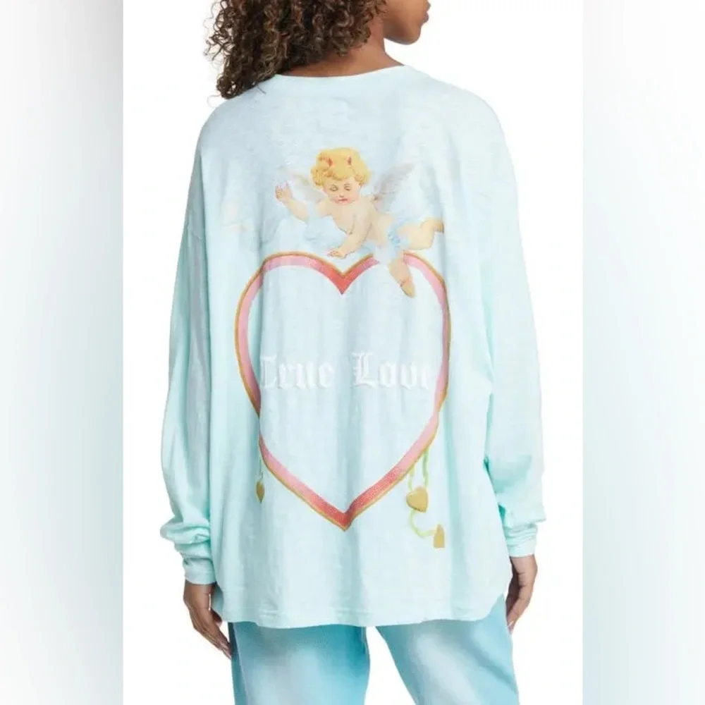 Boys Lie Head Over Heels Long Sleeve Cotton Graphic T-Shirt